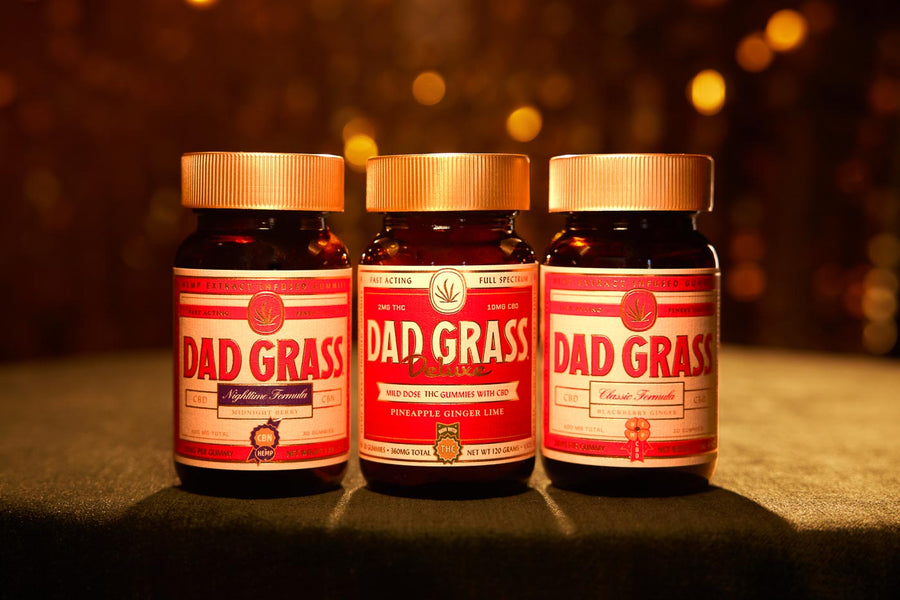 Dad Grass Deluxe THC + CBD Gummies - 6u Case