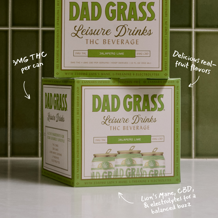 Dad Grass THC Drink - Jalapeño Lime