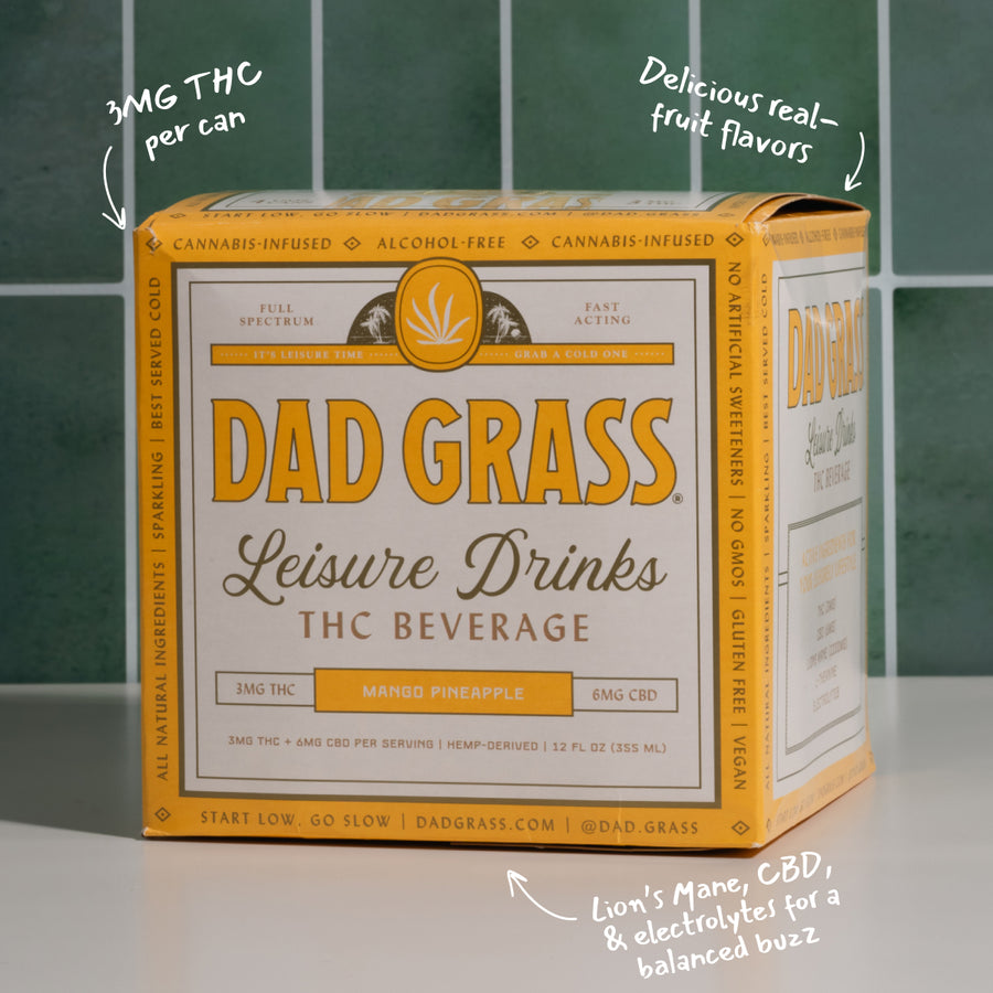 Dad Grass THC Drink - Mango Pineapple
