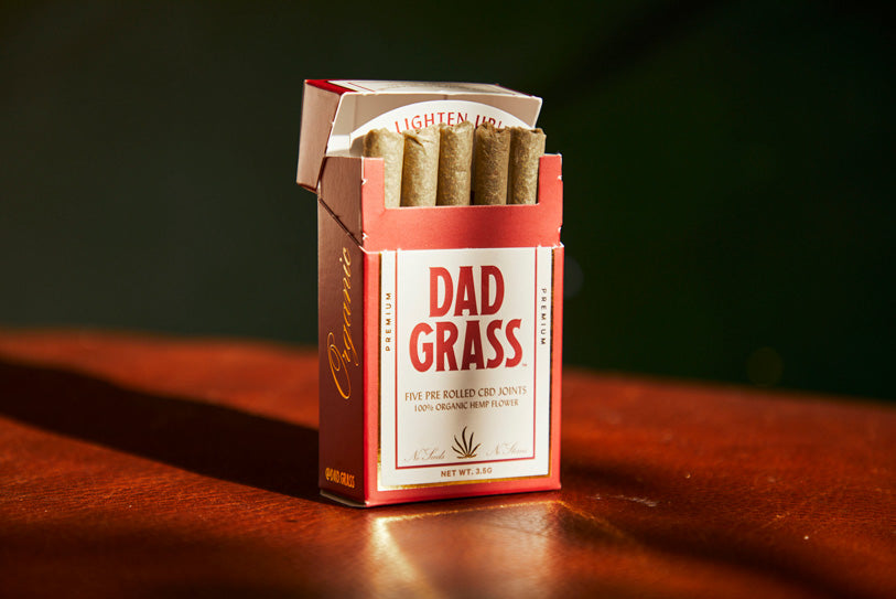 Dad Grass Hemp CBD Preroll 5 Pack - 10u Carton