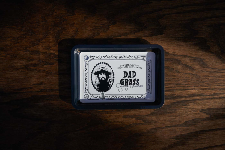 Dad Grass x George Harrison Signature Rolling Tray - 10 Pack