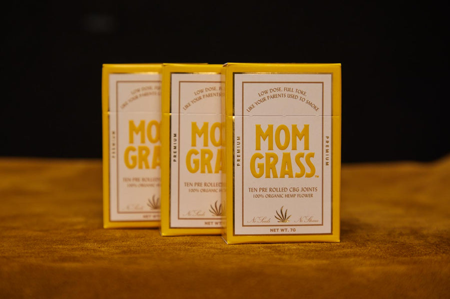 Mom Grass Hemp CBG Preroll 10 Pack - 10u Carton