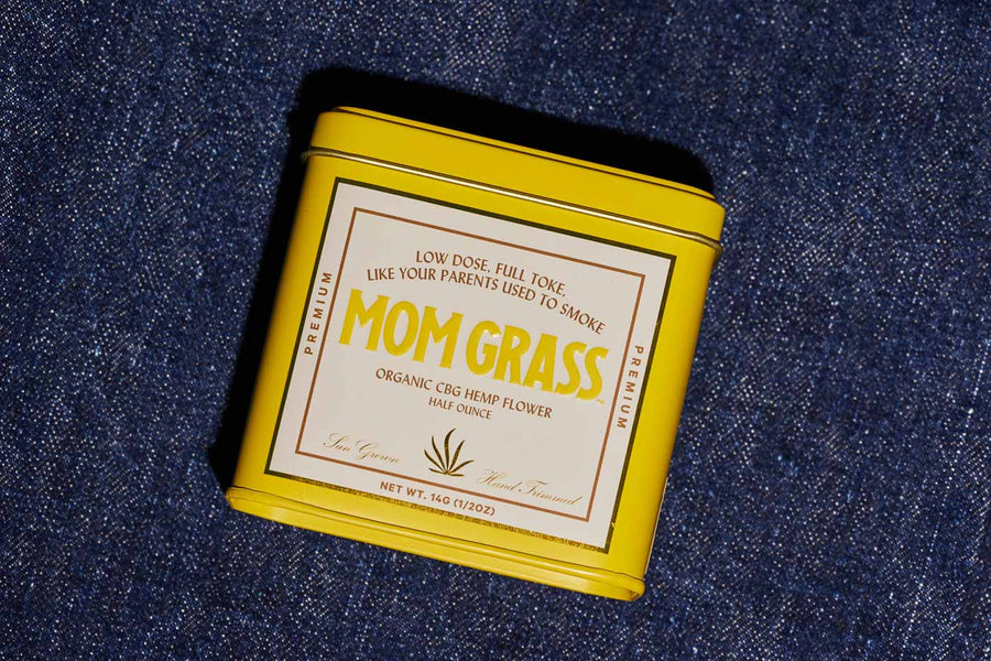 Mom Grass CBG Hemp Flower Quarter Ounce - 12u Case